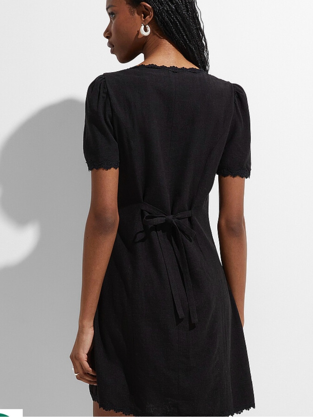 Simons Button-Front Dress - Picture 3 of 8